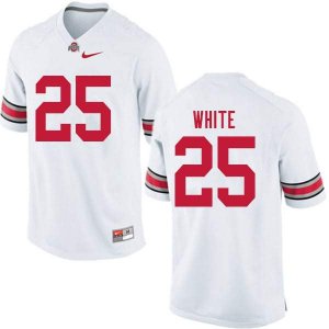 NCAA Ohio State Buckeyes Men's #25 Brendon White White Nike Football College Jersey PNY3345IB